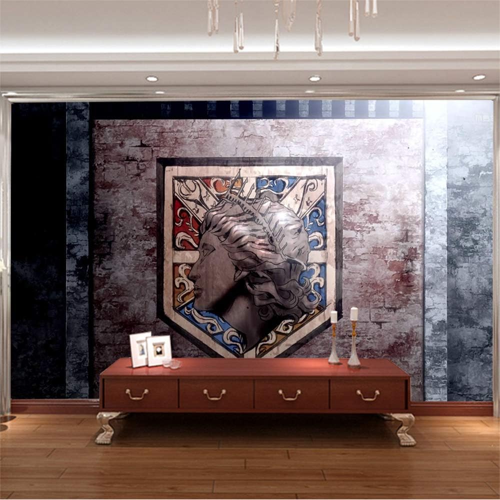 Wywyet 3d Anime Photo Mural Attacking Giant Living Room Bedroom Restaurant Gym Wall Decoration Poster Dormitory Background Wallpaper 200cmx140cm W H Amazon Co Uk Diy Tools