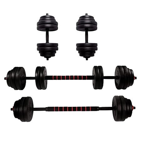CCLIFE Hantel Kurzhantel Langhantel 2er Set 30 40kg Gewichte Hantelset