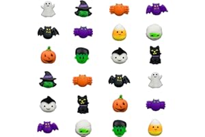 QINGQIU 24 PCS Halloween Mochi Squishy Toys Squishies Halloween Toys for Kids Girls Boys Halloween Party Favors Halloween Treat Bags Gifts