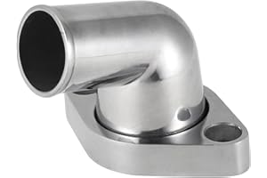 X AUTOHAUX 105° Swivel Water Neck Thermostat Housing Gasket Seal Kit for Chevrolet SBC BBC Small Block Big Block for Chevy 283 302 305 327 350 383 396 427 454