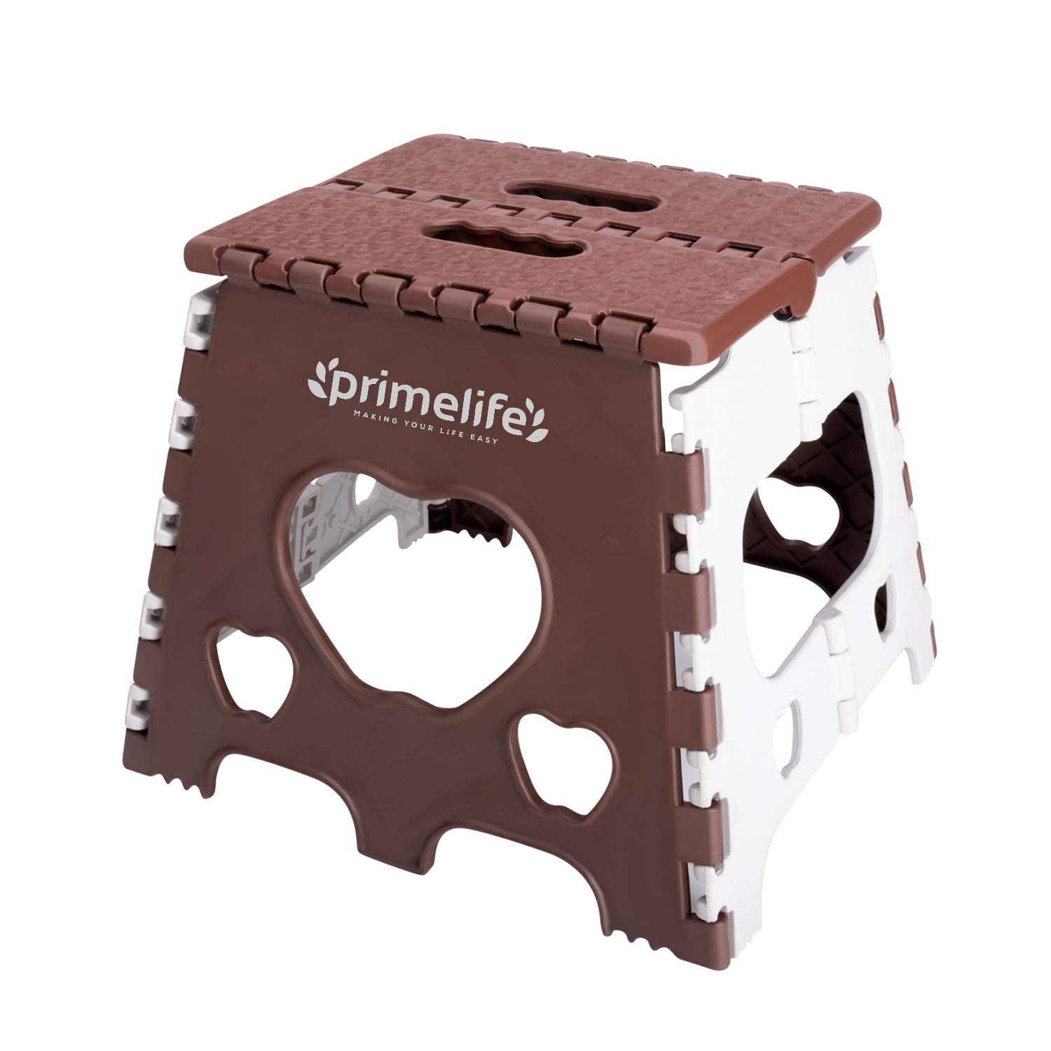 Primelife 12 Inches Super Strong Folding Step Stool for Adults and Kids