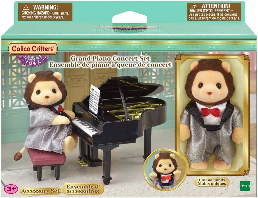calico critters grand piano concert set