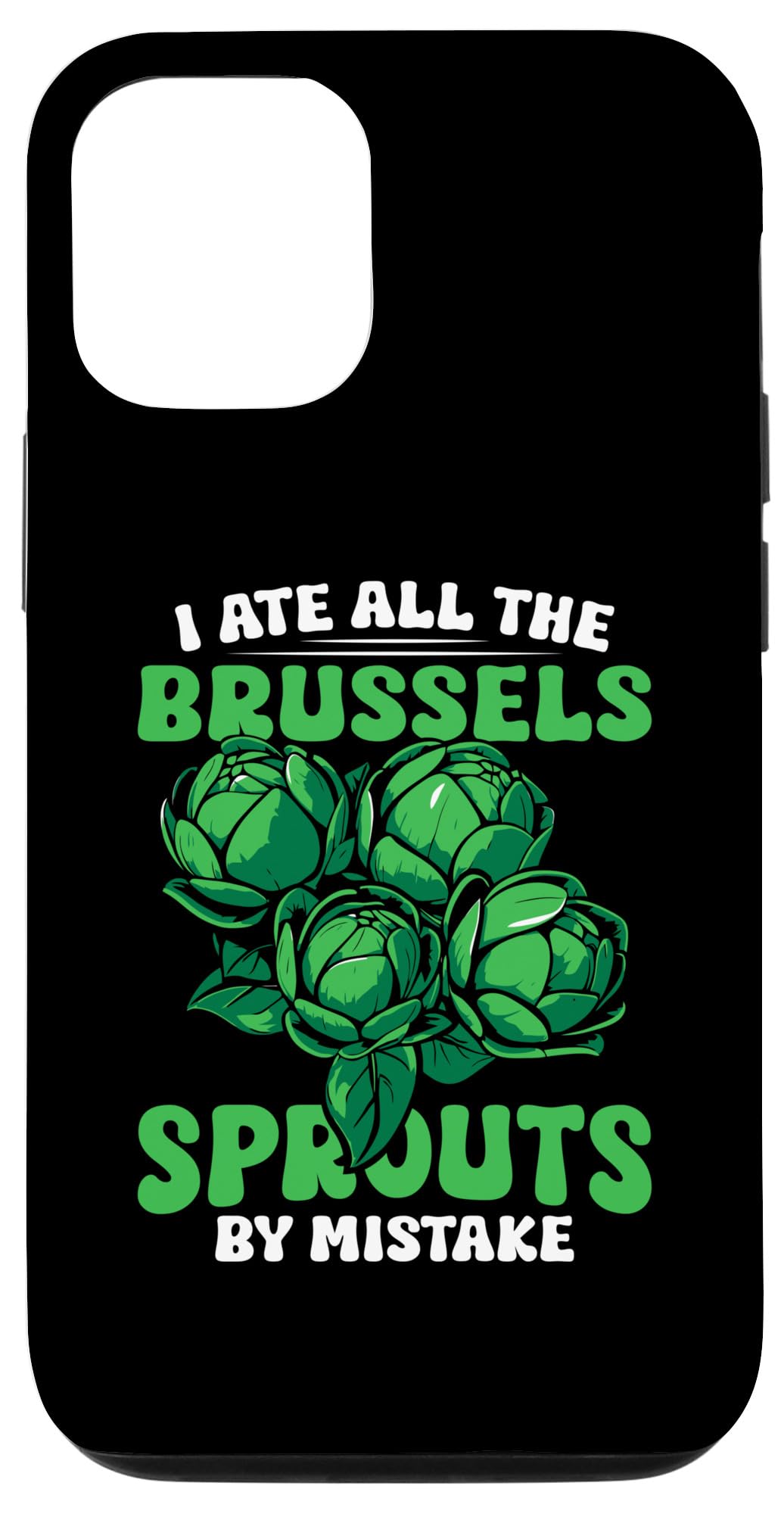 iPhone 15 Pro Funny Brussels Sprouts Design - Cute Baby Cabbages Main Dish Case