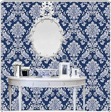 Eurotex Paper Wallpaper Roll (50.01 cm x 10 cm x 10 cm, Royal Blue)