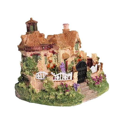 Amazon De Sharplace Harz Fisch Garnelen Aquarium Prinzessin Villa