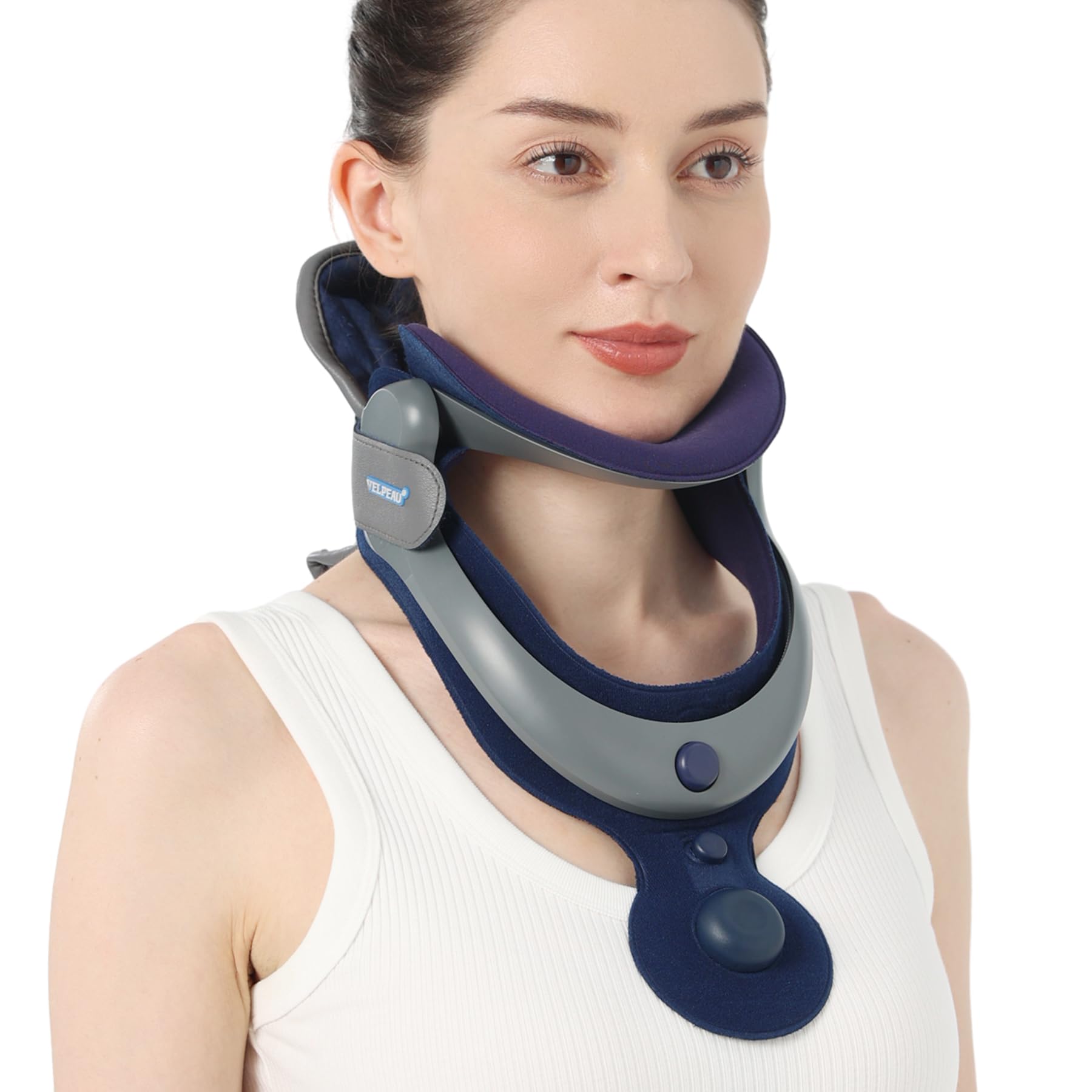 Photo 1 of Velpeau Cervical Neck Traction Device, Adjustable Neck Support Brace for Men & Women,Posture Corrector, (Inflatable Version)
