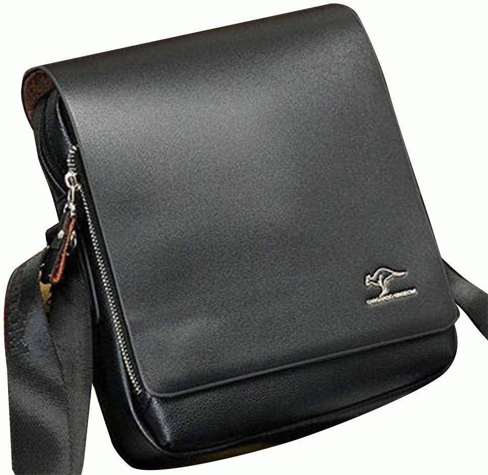 attachmenttou Kangaroo Kingdom Brand Men Leather Messenger Shoulder