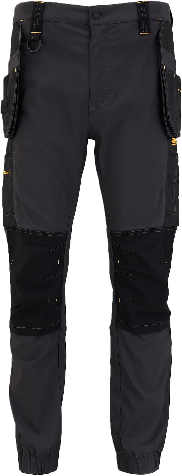 DEWALT Bainbridge Men's Pro-Stretch Work Trousers W32/L31 Black/Grey