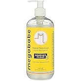 Megababe Squeaky Clean Hand Sanitizer Pump, Leaves Hands Soft, 16 oz