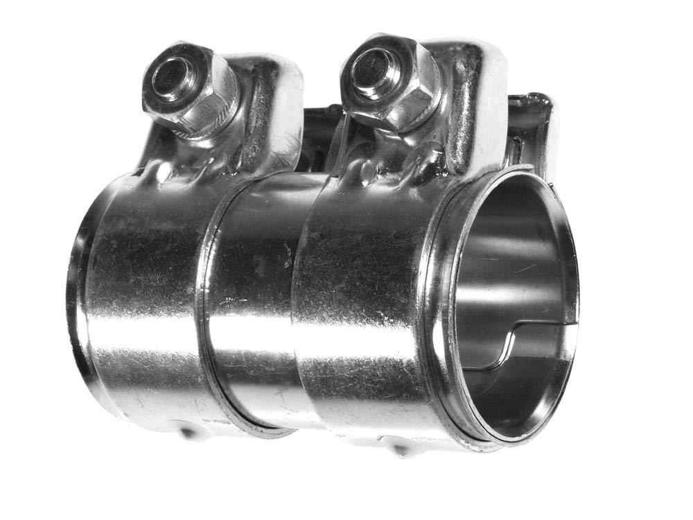 BITS4REASONS E-TECH EC009 New Model Heavy Duty Adjustable Exhaust Pipe Joiner/Connector (46-48MM, 90MM Long)