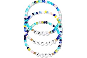 Ascona Kamala Harris 2024 Bracelets Merch Kamala Harris Merchandise President Vote Campaign Bracelet for Women Men