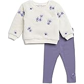 Splendid baby-girls Floral Fleece Pullover Sweatshirt and Legging Pant Set