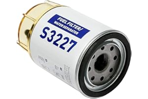 DURAFORCE S3227 9-37882 Fuel Filter Water Separator with Clear Bowl Assembly for Mercury Marine Outboard Motor 18-7922
