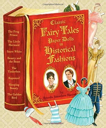 Classic Fairy Tales Paper Dolls in Historical Fashions