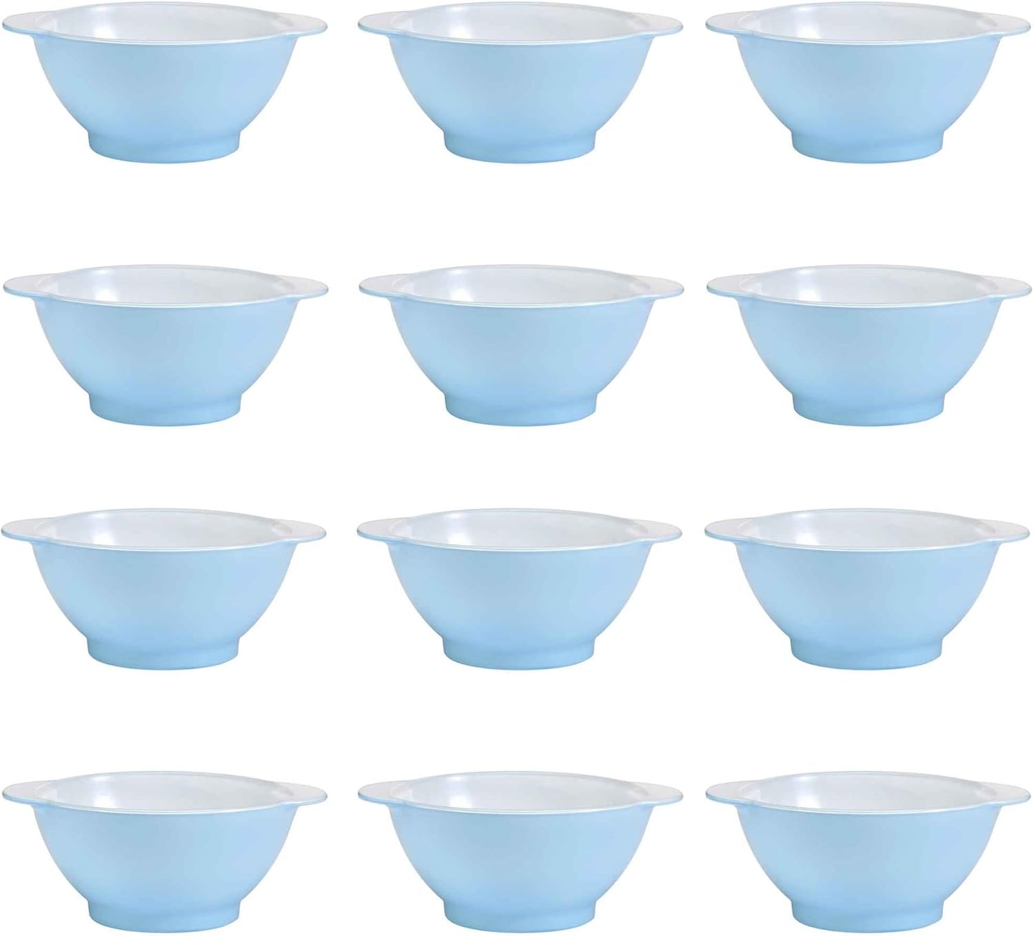 Duralex Childrens Breakfast Cereal Bowls 5 Inches Blue Toughened