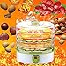 PowerDoF 1 FD280B Premium Countertop Food Dehydrator with 5 Adjustable Tray Drying System, green
