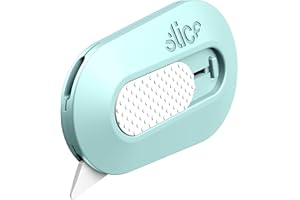 Slice Mini Box Cutter | Manual Retracting | Safe Ceramic Box Cutter Lasting 11x Longer than Metal | Box Opener | 1 Pack | Mint