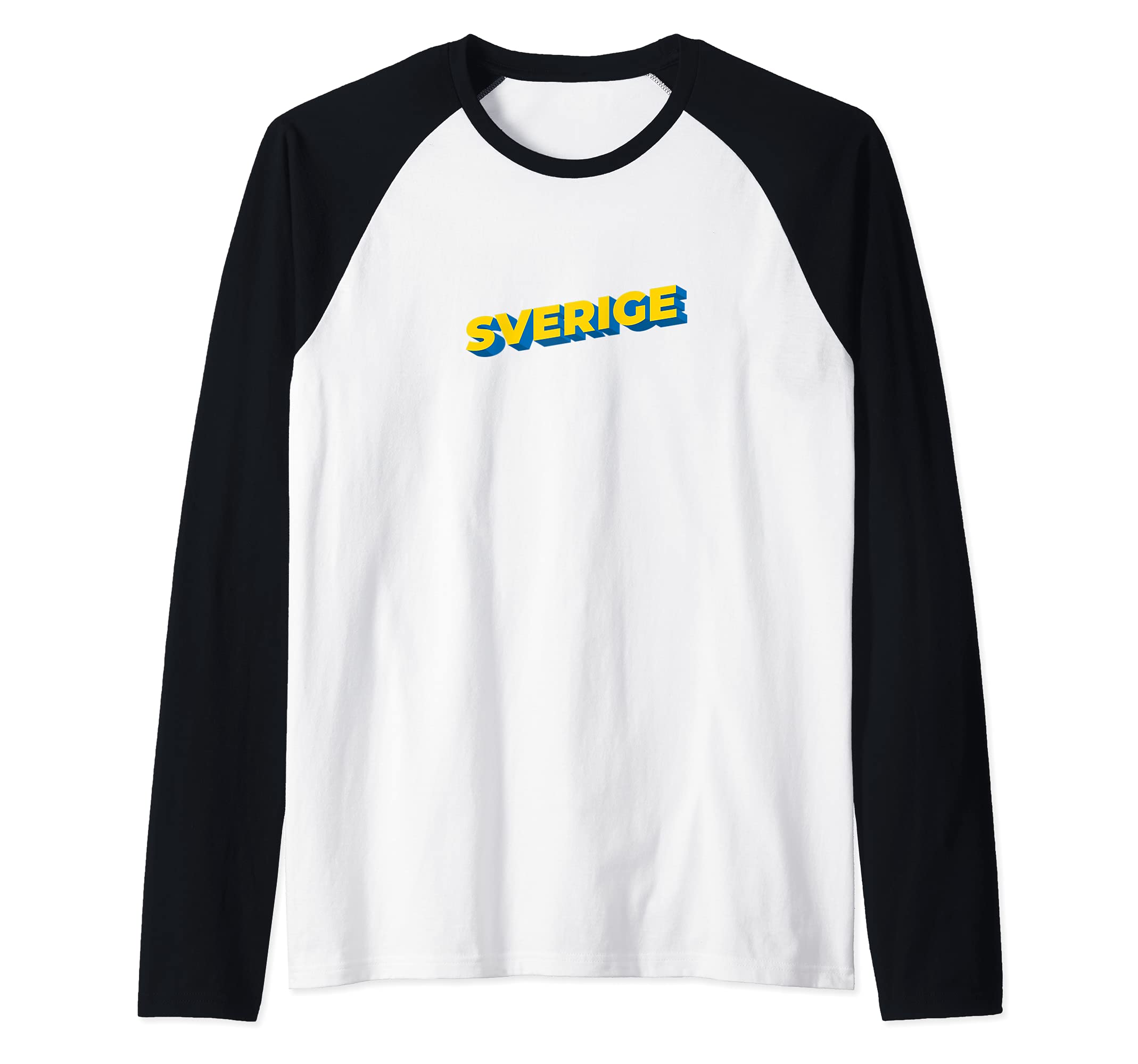 Flag Sweden Raglan Baseball Tee