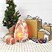 Maymii.Home (8-13 lbs,8-11in) Pink White Himalayan Salt Lamp Lights Air Purifier, Table Lamp Stainless Steel Base Touch Dimmer Switch Control with 1 Salt Night Light, Pack of 2 Salt Candle Holder