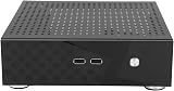Lazmin112 C60(2.0) Mini ITX/MAXT Desktop Computer Case Black Aluminum Alloy HTPC view 3