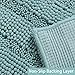 Turquoize Chenille Bathroom Rugs Set Non-Slip Bath Mats for Bathroom Extra Soft Shaggy Bath Mats for Bath Room Floor Indoor Mat for Kitchen/Entryway (20