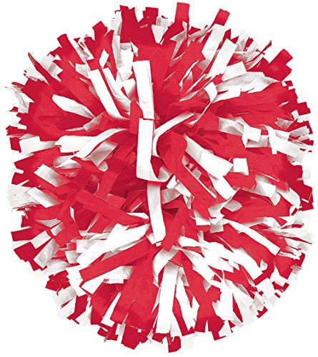 1 IN-STOCK 2-COLOR IN-STOCK CHEERLEADING POM (SOLD INDIVIDUALLY)