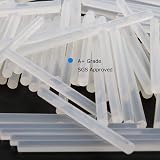 SMALUCK 7mm x 100mm Hot Glue Sticks Ultra Clear 50 pcs for Mini Melt Gun view 4