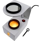 Polariscope LED Light with Glass Rotatable Filters, Jewelry Polarizer Tester Magnifier Gem Identification Tools for Bench Use Moissanite,Amethyst,Diamonds,Gemstone (Desktop Polariscope)