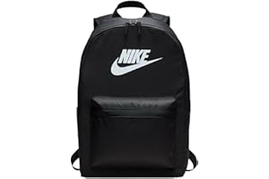 NIKE Heritage Backpack 2.0, Black/Black/White, Misc