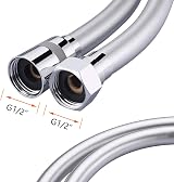 GRIFEMA 1.5m Shower Hose Anti-Kink with Brass Connectors Universal G1/2" view 3