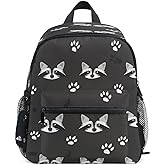 senya Cute Toddler Backpack Mini Travel Bag Raccoon Face for Baby Girl Boy Age 3-7