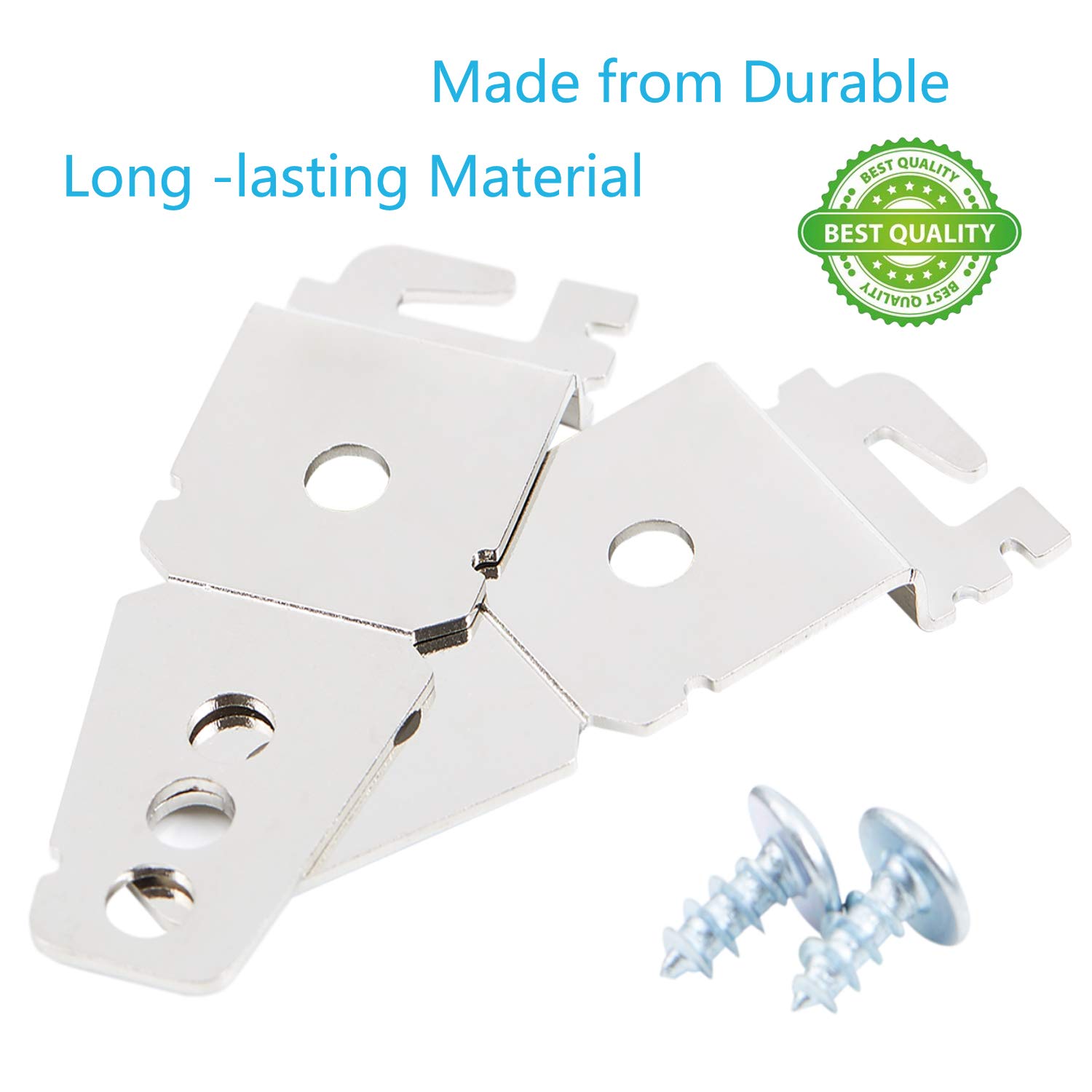 Reyhoar 2 Pack 8269145 Undercounter Dishwasher Upper Mounting Bracket Replacement with Screws Compatible with Whirlpool & KitchenAid Dishwashers, Replaces WP8269145 AP3039168 PS393134