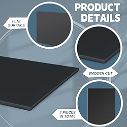 Sasylvia 1 Pcs HDPE Sheet 1/2" Thick, 24'' X