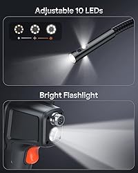 DEPSTECH Triple Lens Borescope, 5" IPS Screen