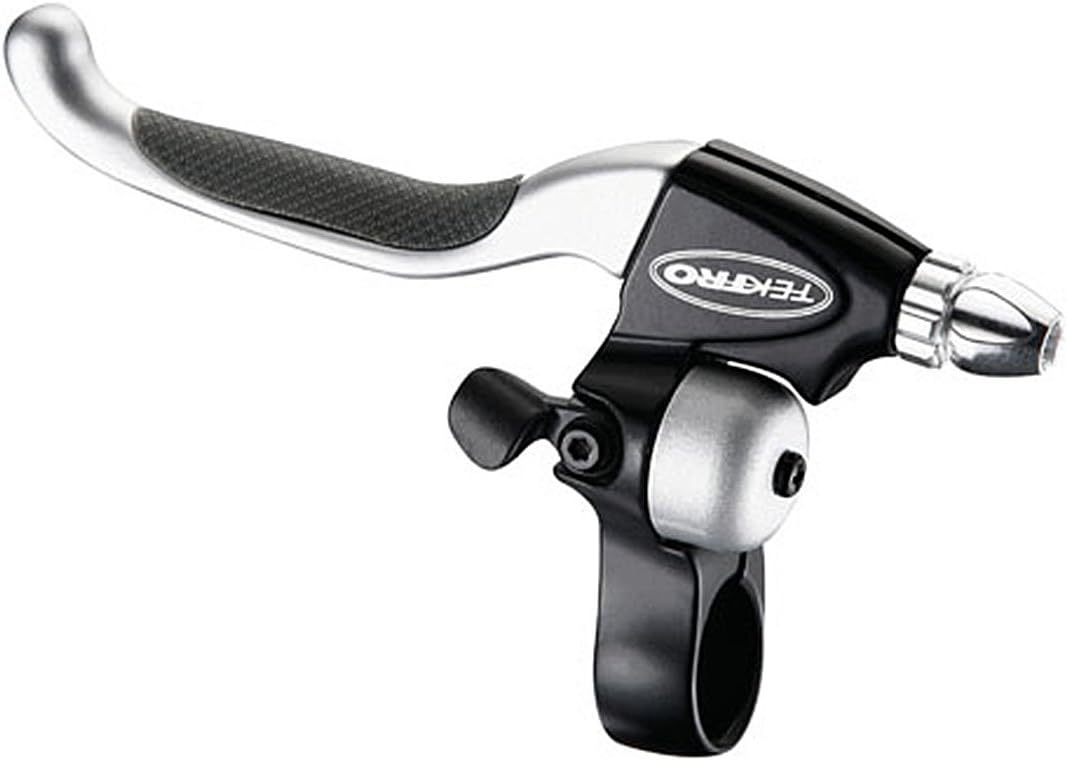 New Tektro CL535RT+CL530RS MTB BMX Hybrid Brake Lever Silver with Bell Parts & Components