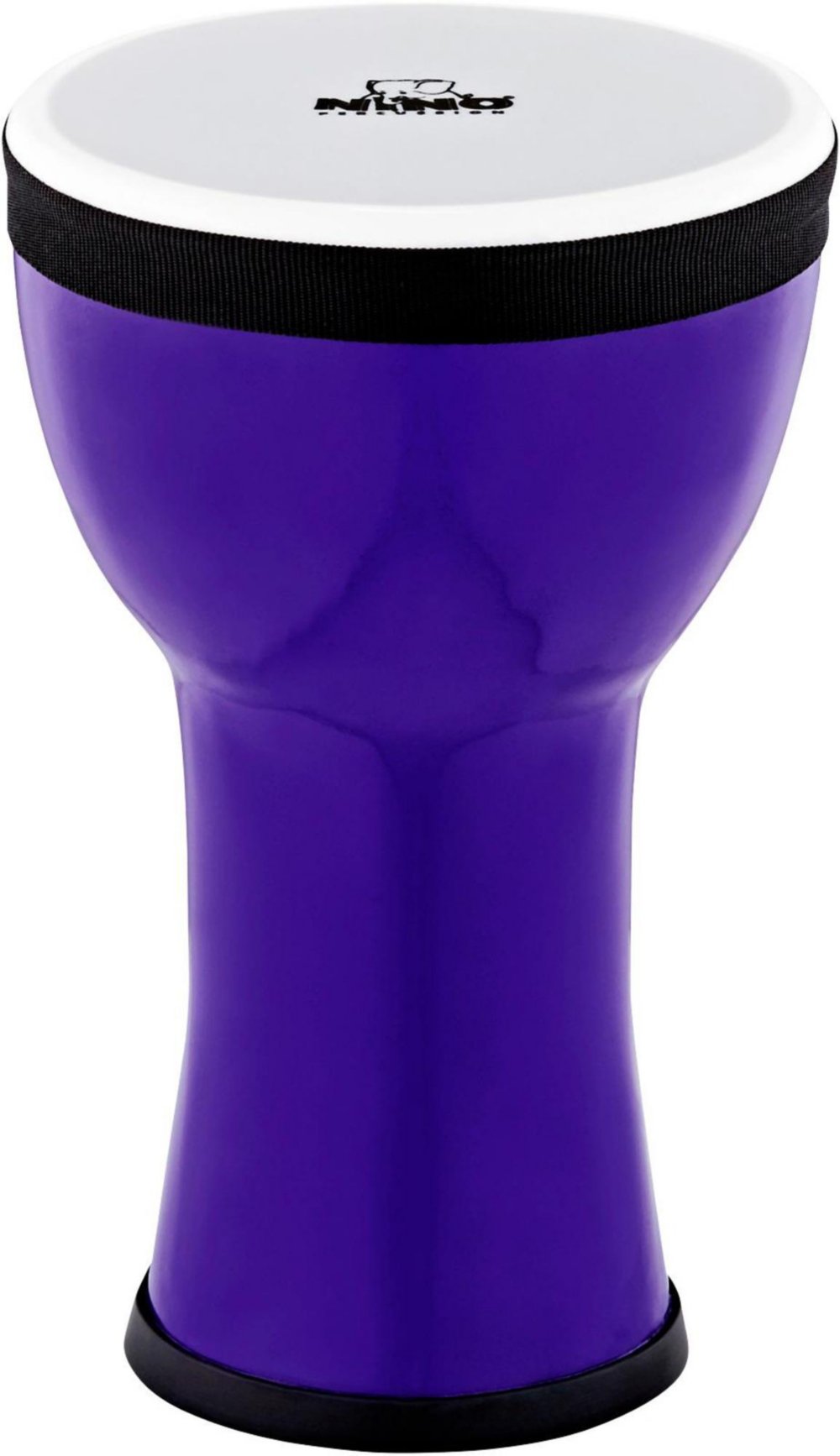 Nino Percussion Elements Mini Djembe - Small Musical Instrument for Children from 3 years - 6-inch Diameter - Plastic, Purple (NINO-EMDJ-GP)