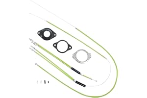 GATWOEST Pro-Grade BMX Bike Gyro Brake Cables Front + Rear (Upper + Lower) with Spinner Rotor Full Kit BMX Bicycle Brake Lines Set Cable Wire&Housing -Stable,Flexible and Long-Lasting