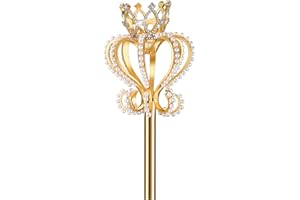 CiBiZi Fairy Princess Wands Queen King Scepter Wands Festival Wands for Pageant Role Play Wedding Halloween Prom