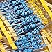EAONE 850 Pieces 30 Values 1% Resistor Kit, 0 Ohm-1M Ohm 1/4W Metal Film Resistors Assortment for DIY and Experiments