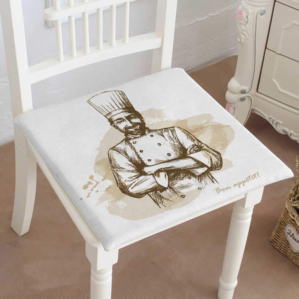 Amazon Com Mikihome Cushion New Smil And Chef Vector Drawn