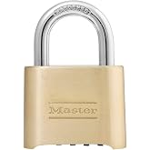 Master Lock 175 2" Wide Resettable Combination Brass Padlock