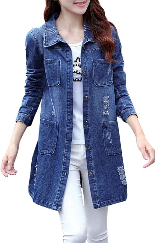 plus size jean jacket with fur