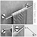 VELIMAX SUS304 Stainless Steel 4-Piece Bathroom Hardware Accessories Set Wall Mounted Towel Bar Polished Chrome Towel Rack Set - Robe Hook, Toilet Paper Holder, Towel Ring, 23