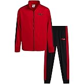 Fila Boys Tracksuit - 2 Piece Athletic Performance Tricot Full Zip Track Jacket and Jogger Sweatpants for Boys