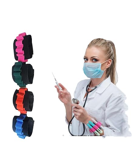 Rainbowstar 9 Pack Phlebotomist Tube Holder Wristband Blood Draw