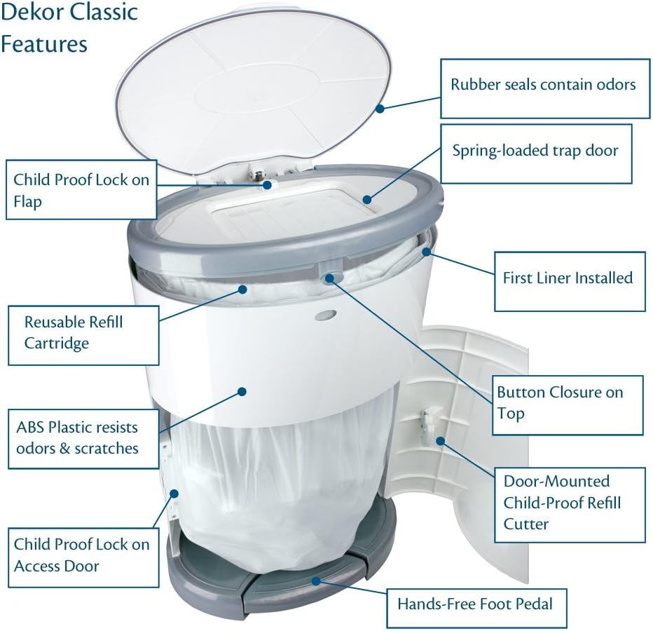 dekor diaper pail canada