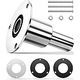 Stainless Steel 316 Diesel Heater Exhaust Port, 24mm Diesel Heater Exhaust Pipe Thru Wall, Thru Hull Pipe Outlet for Diesel H