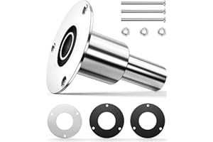 KOSOEUR Stainless Steel 316 Diesel Heater Exhaust Port, 24mm Diesel Heater Exhaust Pipe Thru Wall, Thru Hull Pipe Outlet for Diesel Heaters, Thru Hull Fittings for Boats, Truck, Garage/Diesel Heaters-Straight