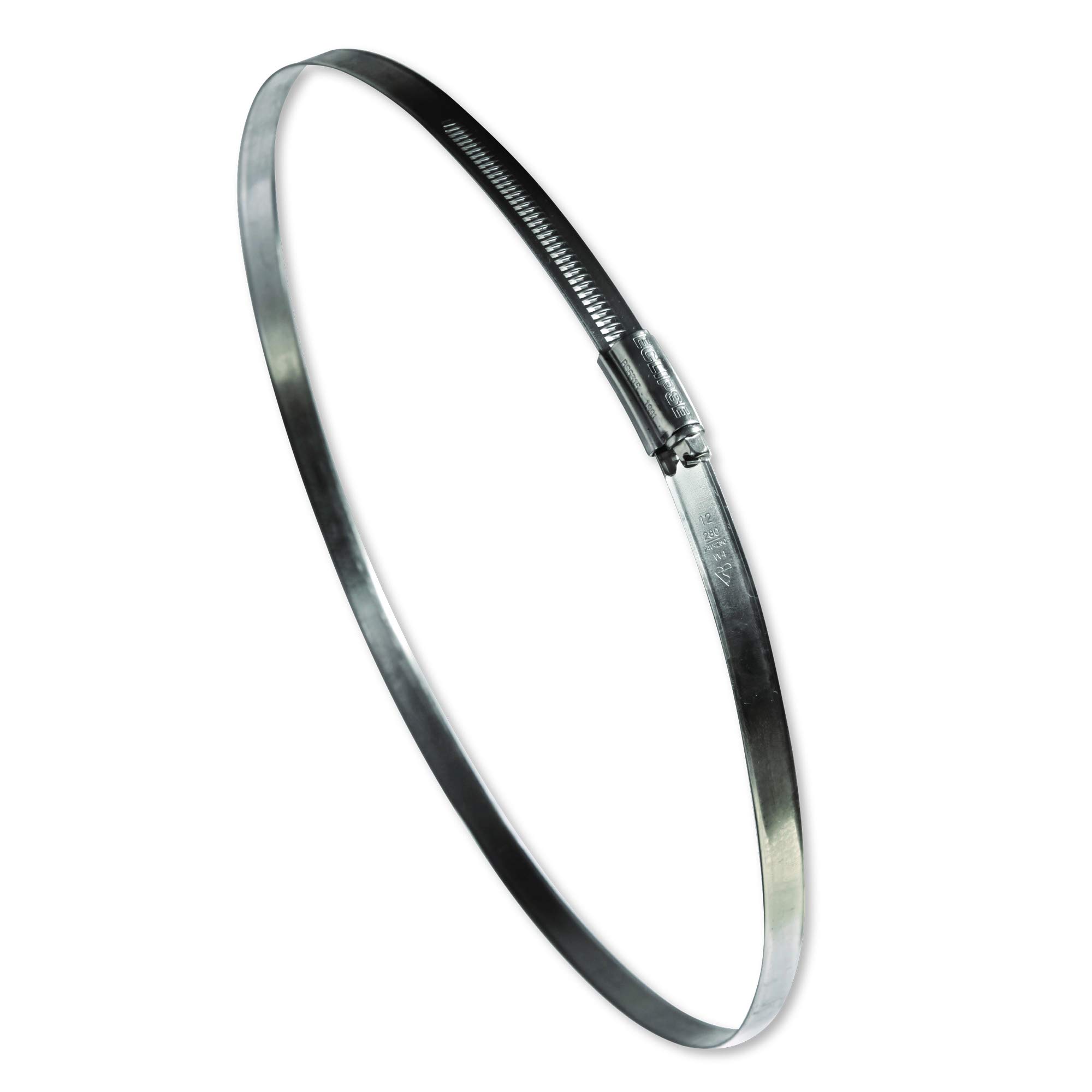 Eclipse Professional Tools ECW4-12 W4 Bag of 10 240-280mm (9 ⅞" - 11") 304 Stainless Steel Worm Gear Hose Clamps — image 1