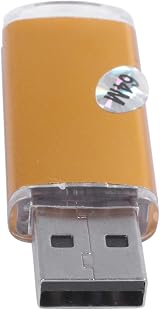 Peowuieu 64MB USB 2.0 Flash Drive Pen Drive U Disk Golden PC TV 53mm view 2